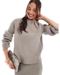 4th & Reckless - Soft Rib Knit Jumper Co-ord - Lyst