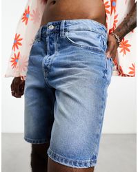 Only & Sons - – locker geschnittene jeans-shorts - Lyst