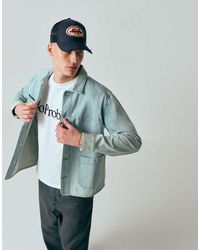 Pompeii UK - Pompeii Denim Button Up Chore Jacket - Lyst