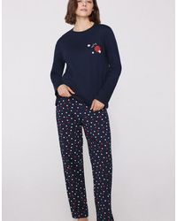 Tezenis - Ladybug Print Cotton Long Pyjamas - Lyst
