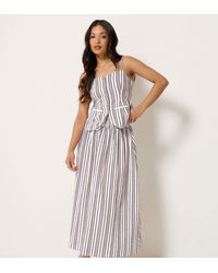 PixieGirl - Petite Stripe Cami & Maxi Skirt Set - Lyst