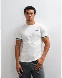 Barbour - Newport Short Sleeve Tipped Logo T-shirt - Lyst