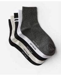 Cotton On - 5Pk Quarter Crew Sock - Lyst
