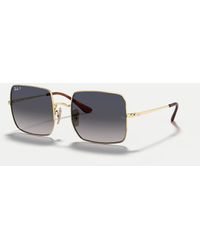 Ray-Ban - Square 1971 Classic Square Polarised Sunglasses - Lyst