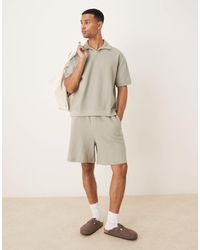ASOS - – strukturierte oversize-shorts - Lyst