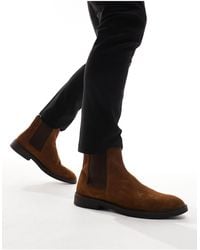 River Island - Suede Chelsea Boot - Lyst