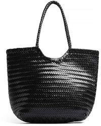 NA-KD - Woven Leather Tote Bag - Lyst