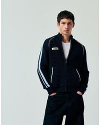 Prohibited - Zip Through Knitted Track Jacket - Lyst