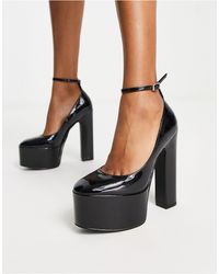 Steve Madden Skyrise Platform Mary Janes in Pink | Lyst