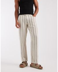 ASOS - Rechte Gestreepte Broek - Lyst