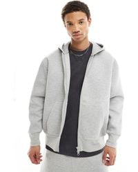 ASOS - Extreme Oversized Scuba Hoodie With Zip - Lyst