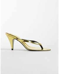 Mango - Starring hailey bieber – zehenstegsandalen - Lyst