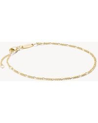 Thomas Sabo - Charm Bracelet Figaro Design-Plated - Lyst