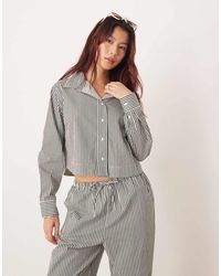 esmé studios - Crop Beach Shirt - Lyst