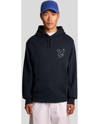 Lyle & Scott - Mid Layers Chrome Eagle Graphic Hoodie - Lyst