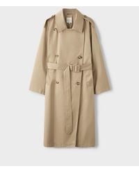 Stradivarius - Trench Coat Basic Lungo - Lyst