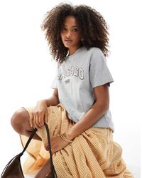 Daisy Street - Oversized T-Shirt Met Grafische Chicago-Print - Lyst