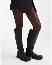 Lindex - 40 Denier Argylle Mesh Tight - Lyst