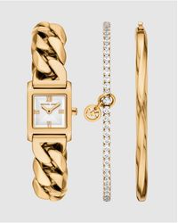 Michael Kors - Georgie Two-Hand-Tone Stainless Steel Watch And Bracelet Set - Lyst