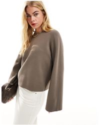 & Other Stories - Sweat en maille - taupe - Lyst