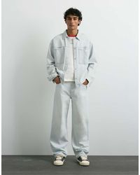 Pull&Bear - Wide-Leg Jeans - Lyst