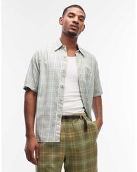 Gramicci - Checkered Ombre Short Sleeve Shirt - Lyst