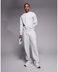 4505 - Icon Rest Day Heavyweight 440Gsm Cotton Wide Leg Jogger With Zip Pockets - Lyst