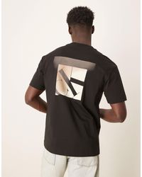 Calvin Klein - Ombre Backprint Graphic T-shirt - Lyst