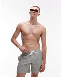 AllSaints - Warden Str Swimshort - Lyst