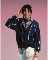 Nike - Club Stripe Sweater - Lyst