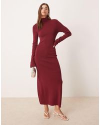Pretty Lavish - Flared Sleeve Knit Midaxi Dress - Lyst
