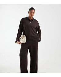 Vero Moda - Super Soft Tie Waist Wide Leg Jogger Co-Ord - Lyst