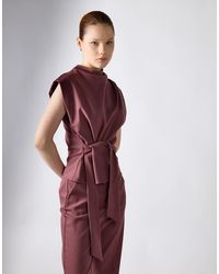NARRATED - Tie Front Top - Lyst