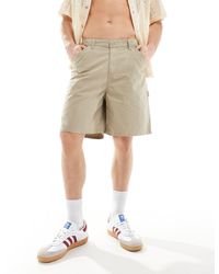 Jack & Jones - Pantalones cortos blanco hueso estilo carpintero - Lyst