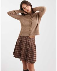 Miss Selfridge - Crew Neck Cardigan - Lyst