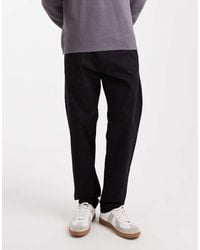 Jack & Jones - Chino Vestibilità Comoda Neri Con Coulisse - Lyst