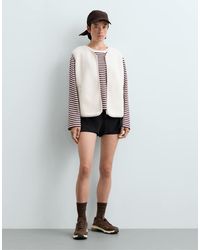 Oysho - Zip-Up Faux-Shearling Gilet - Lyst