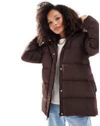 Threadbare - Mid Length Puffer Jacket - Lyst