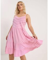Yours Clothing - Mini Beach Dress - Lyst