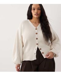 ASOS - Asos Design Curve Waisted Structured Cardigan - Lyst