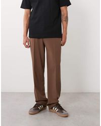 ASOS - Flexmax Smart Straight Trousers - Lyst