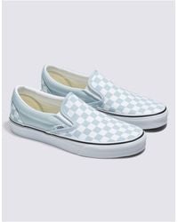 Vans - Ua Classic Slip On Checkerboard Sneakers - Lyst