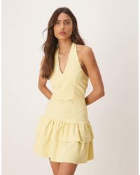 ASOS - Halter Mini Rara Skirt - Lyst