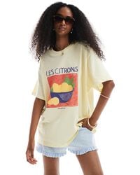 Vero Moda - – oversize-t-shirt mit boyfriend-schnitt - Lyst