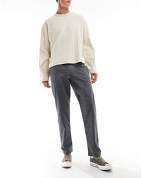 Jack & Jones - Tapered Fit Smart Trouser With Drawstring Waist - Lyst