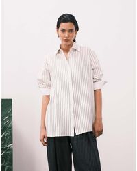 ASOS - Double Collar Oversized Shirt - Lyst