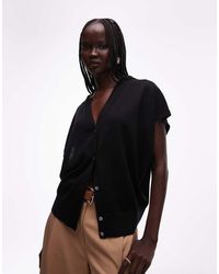 ARKET - Merino Wool Button Through Knitted Vest - Lyst