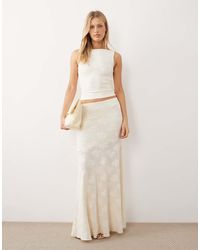 Gina Tricot - Co-ord Sheer Lace Maxi Skirt - Lyst