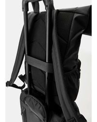Pull&Bear - Rubberised Flap Backpack - Lyst