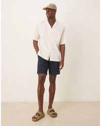 ASOS - Confezione Da 2 Pantaloncini Chino Slim Lunghezza Standard Color Pietra E - Lyst